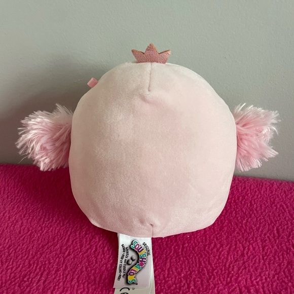 Squishmallow Harmony Pink Swan Bird with Sparkle Crown Plush 5” - Picture 3 of 4